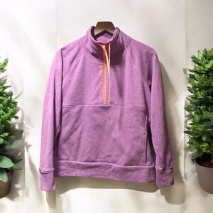 Reebok Women's Turtleneck Sweatshirt Half Zip Pullover Size Medium